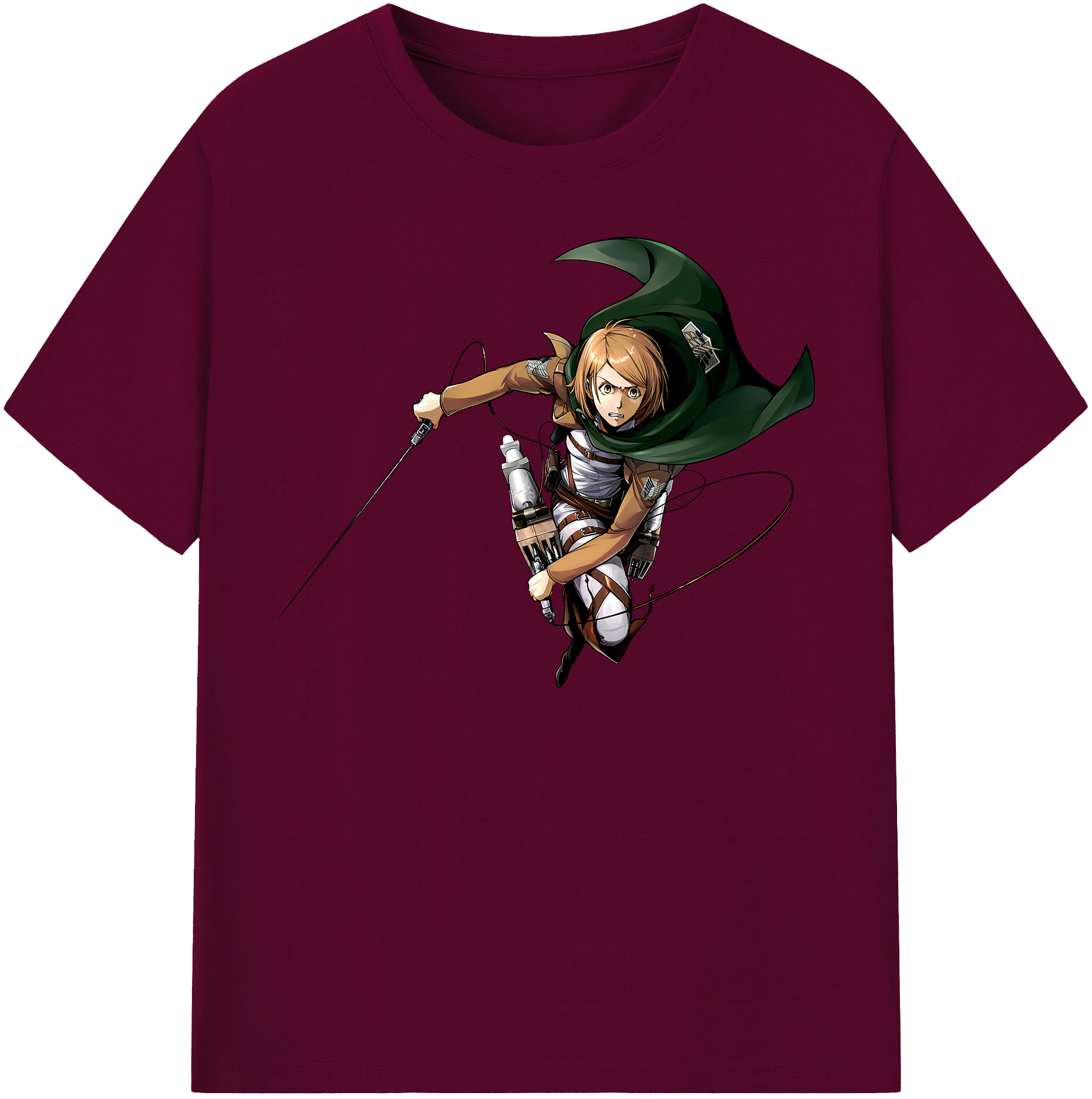 （画像用） 進撃の巨人 ペトラ·ラル Attack on Titan Petra Rall レディースカジュアルプリントTシャツ（綿100％）